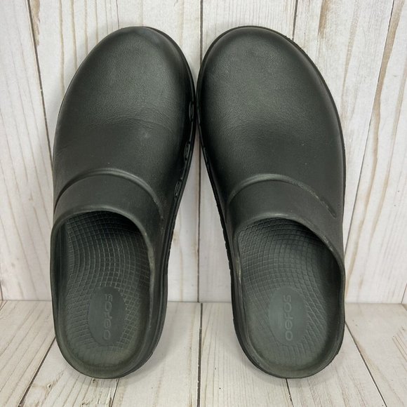 OOFOS Oocloog Recovery Clogs Black Slides Womens Size 7 , Mens Size 5 - Picture 6 of 9